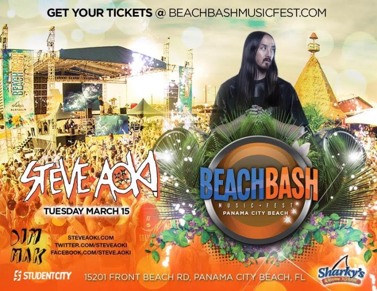 Steve Aoki is Coming Back to the Beach Bash!