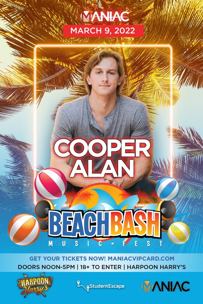 Cooper Alan to Perform March 9 Concert